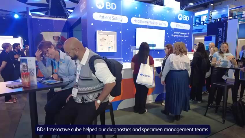 BD immersive wall room at IBMS Congress 2025